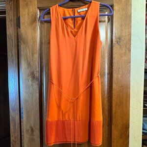 Orange dress size small